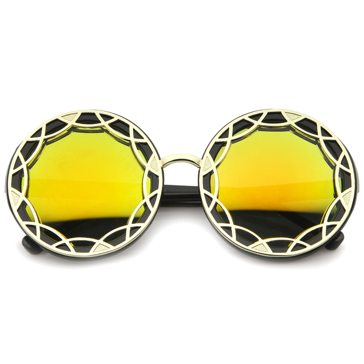 Black-Gold / Yellow Mirror