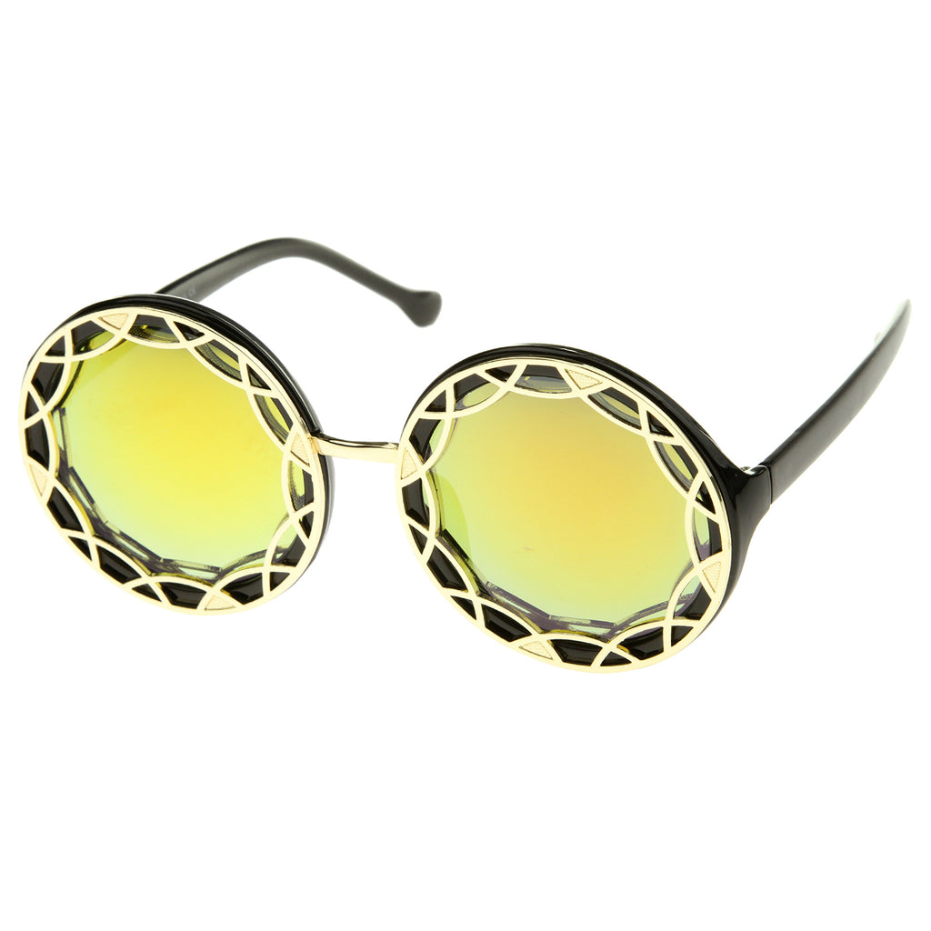 Black-Gold / Yellow Mirror