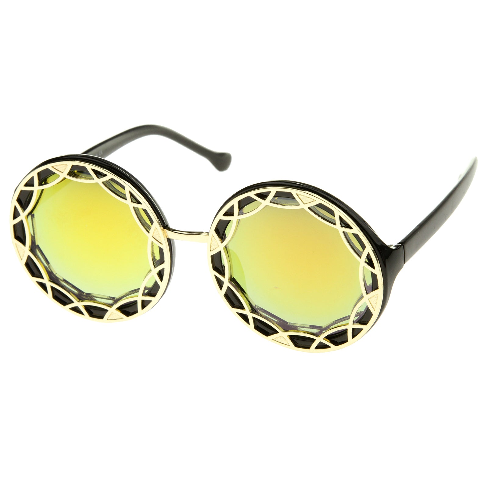 Black-Gold / Yellow Mirror