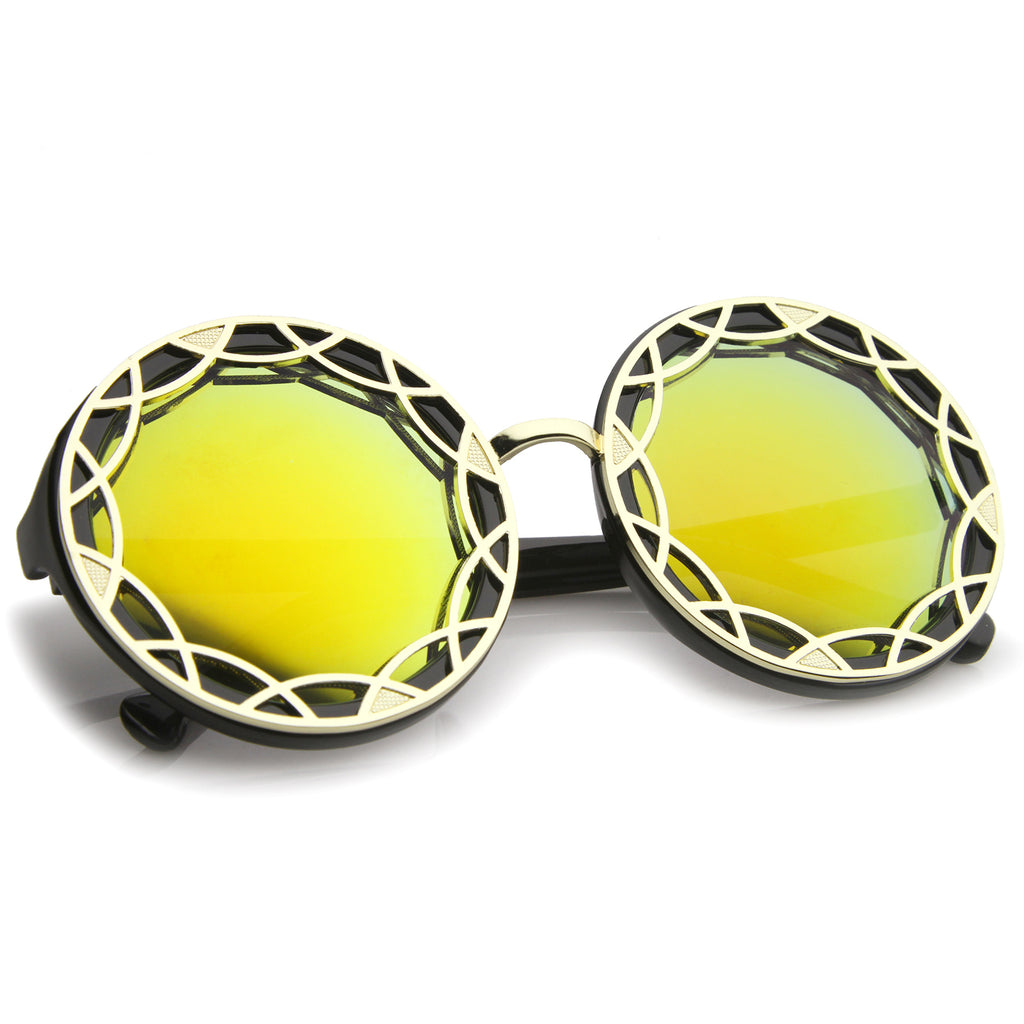 Black-Gold / Yellow Mirror