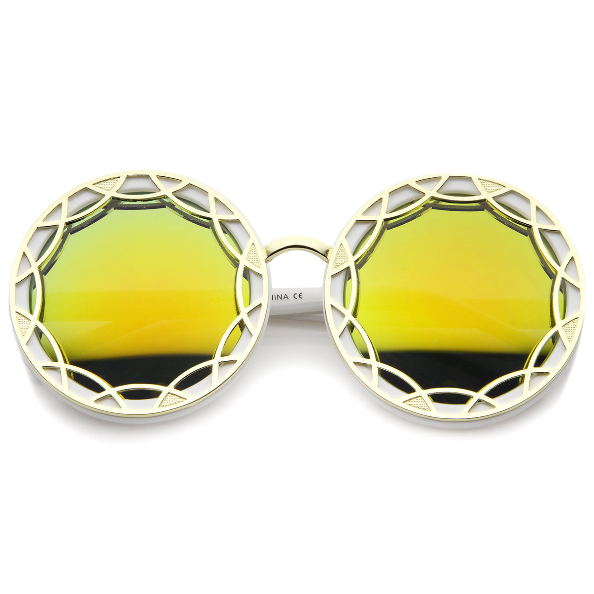 White-Gold / Yellow Mirror