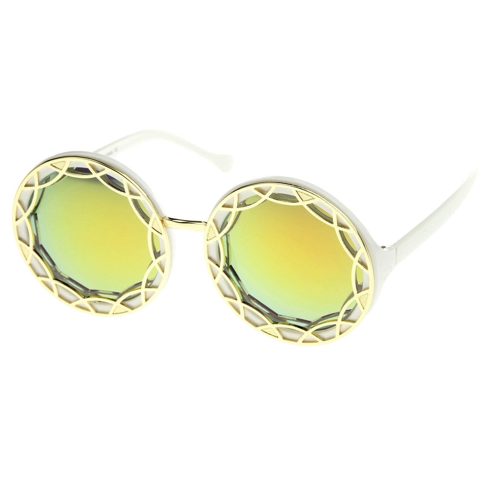 White-Gold / Yellow Mirror