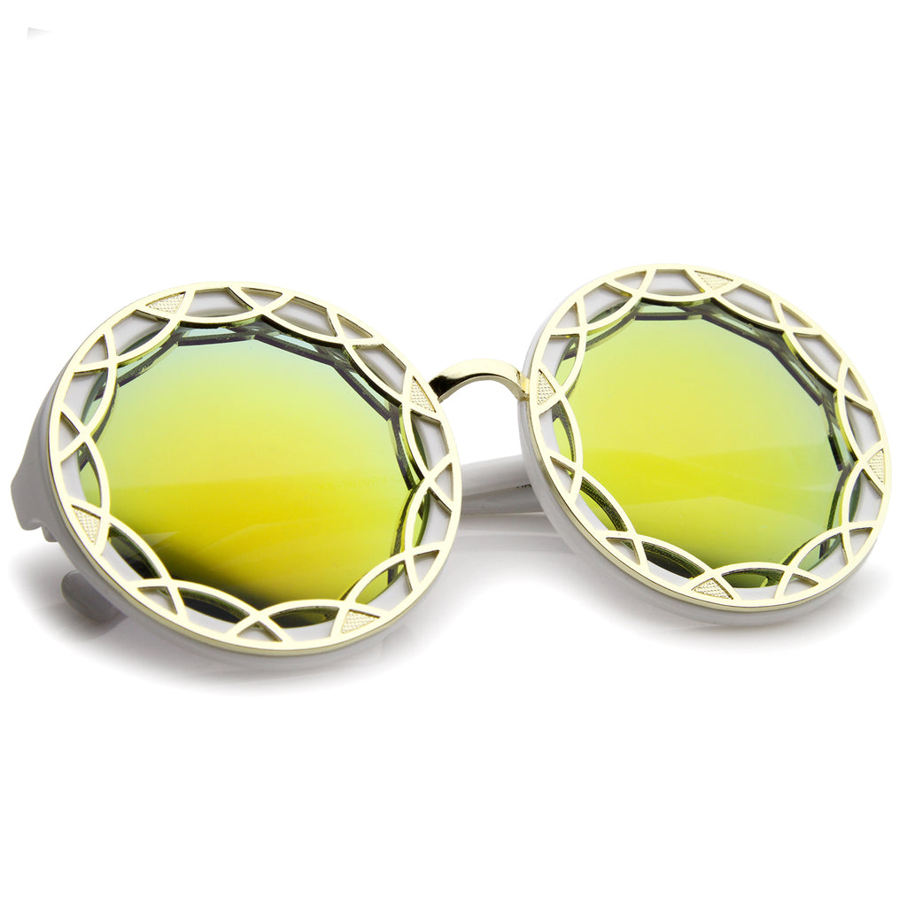 White-Gold / Yellow Mirror