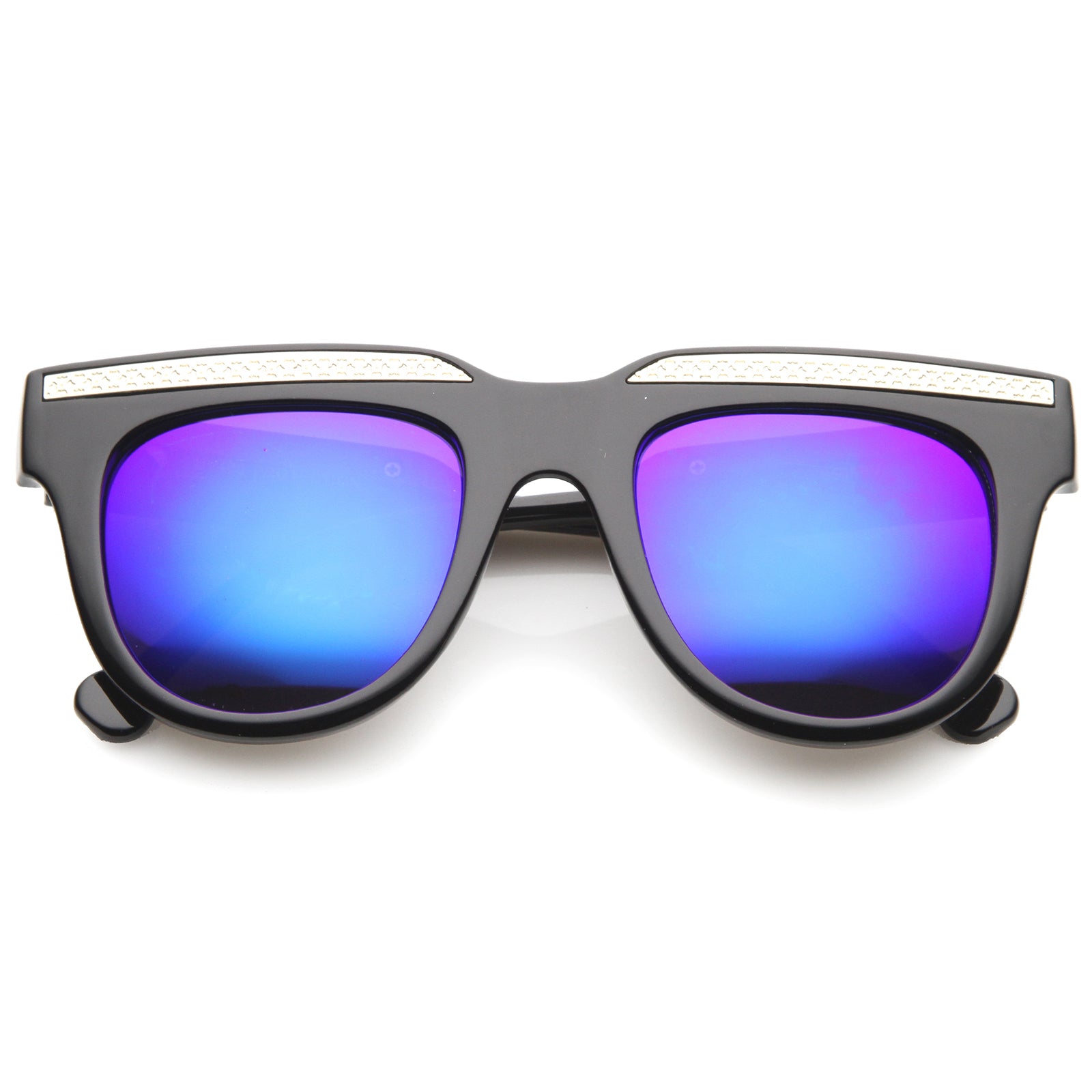 Black-Gold / Blue Mirror