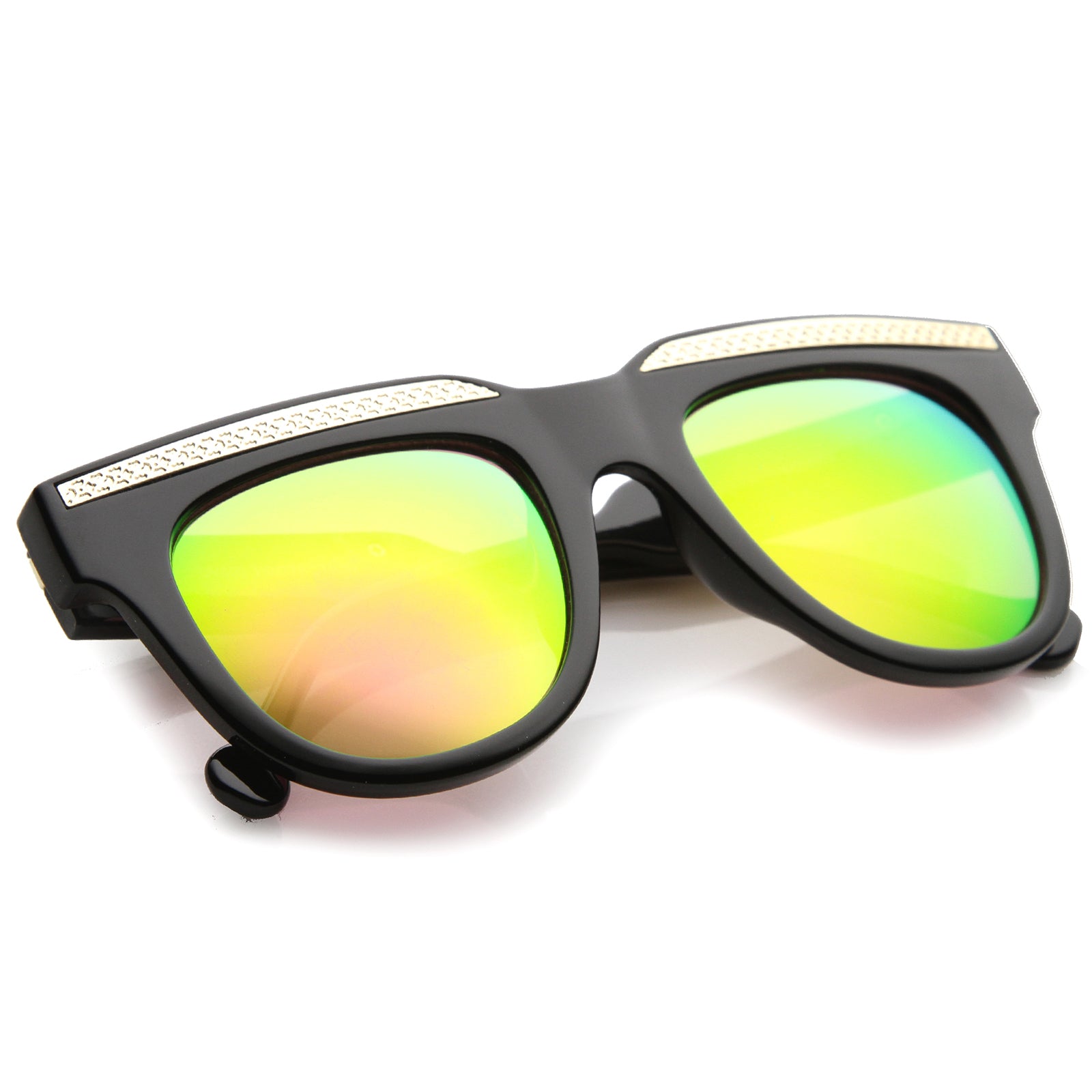Black Gold / Pink Yellow Mirror