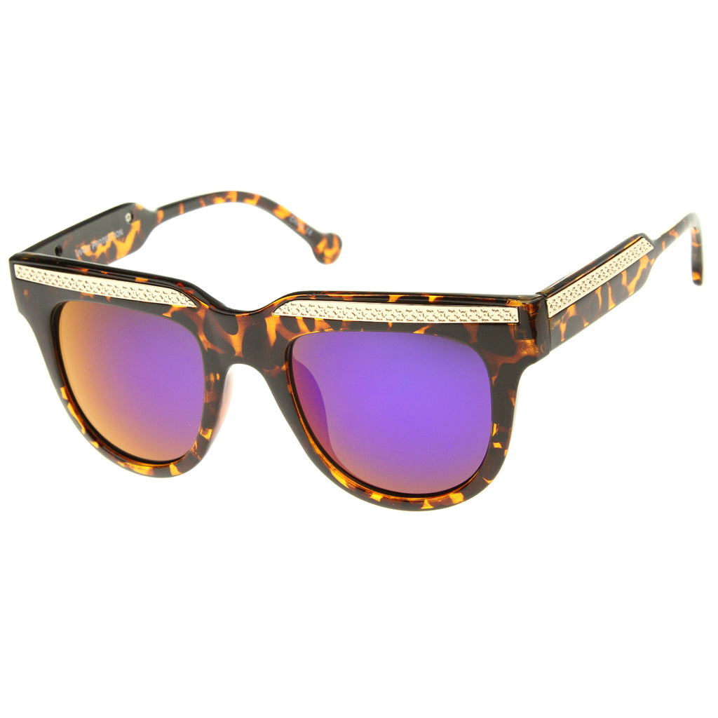 Tortoise-Gold / Purple Mirror
