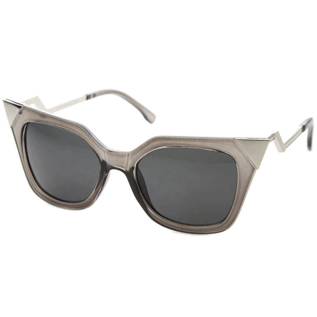 Clear Black-Silver / Smoke