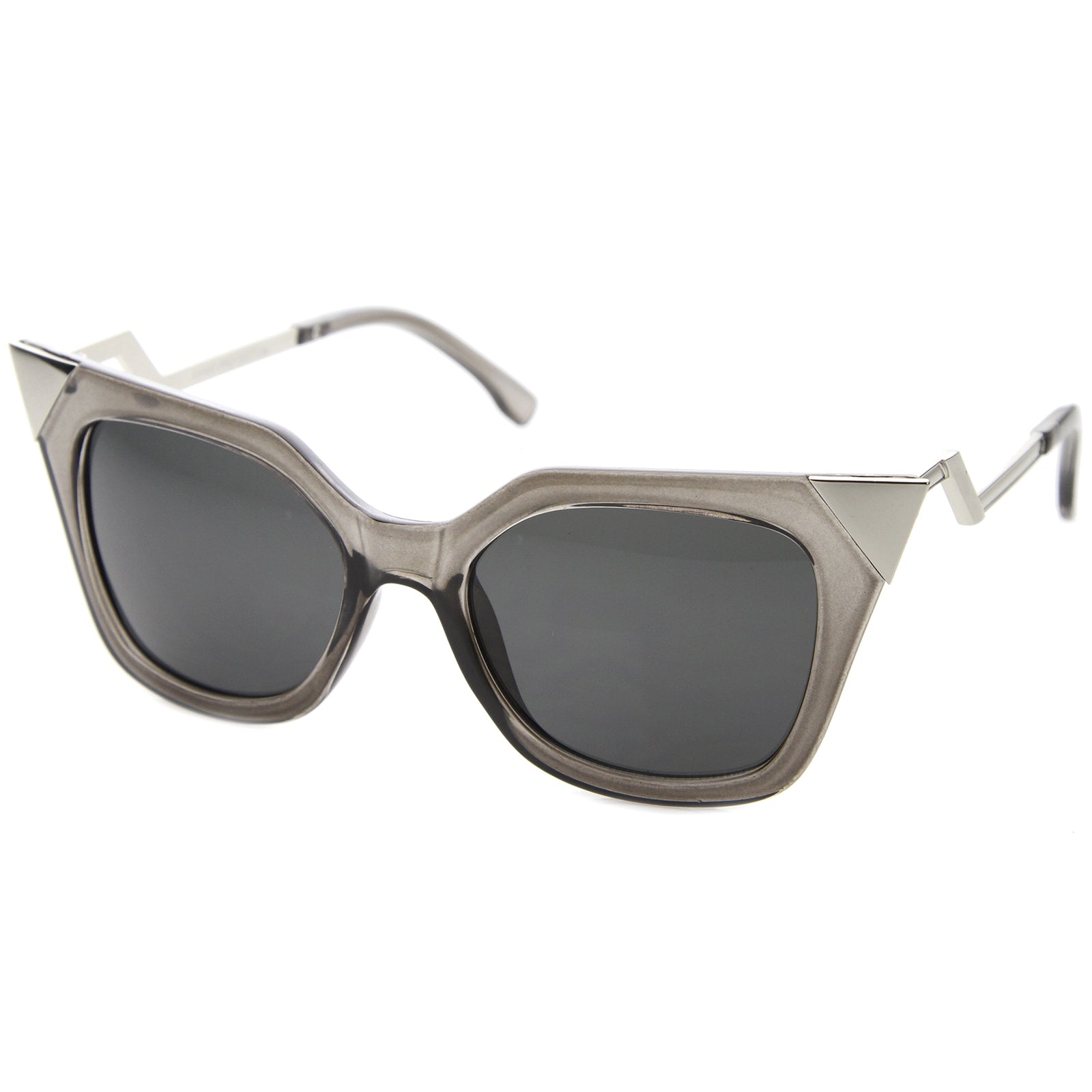 Clear Black-Silver / Smoke