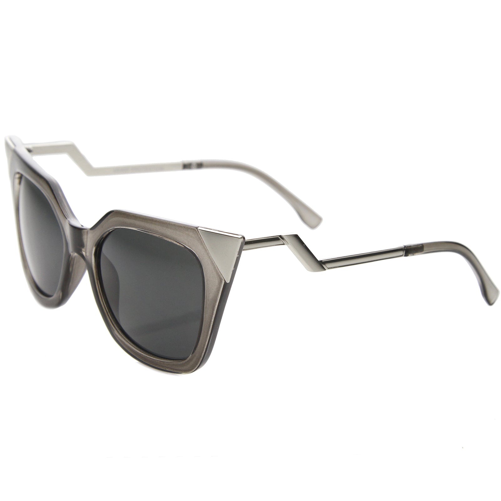 Clear Black-Silver / Smoke