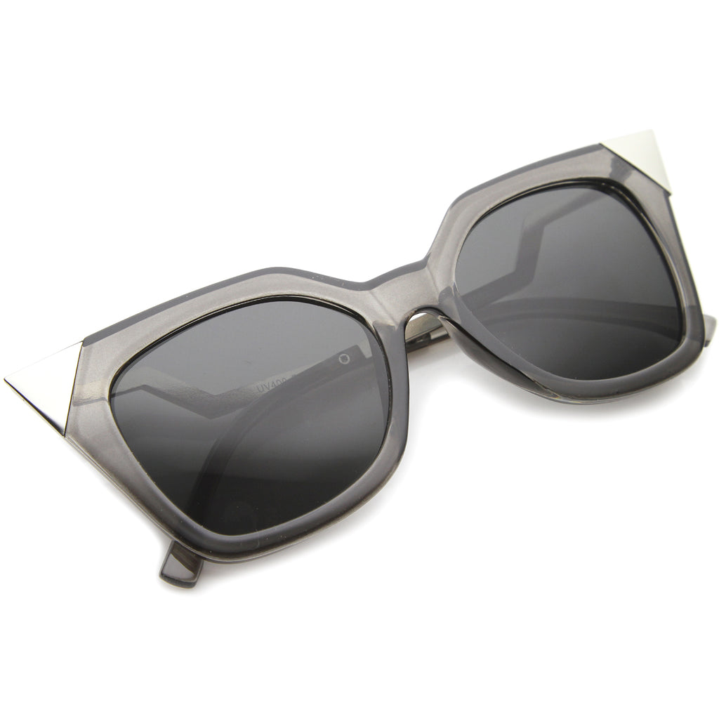 Clear Black-Silver / Smoke