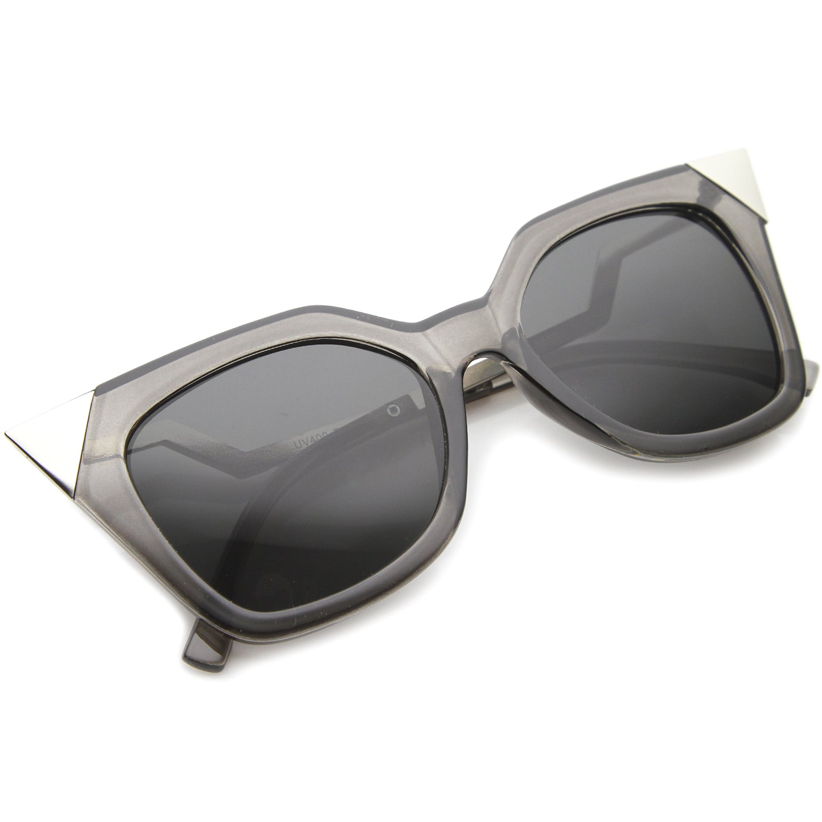 Clear Black-Silver / Smoke