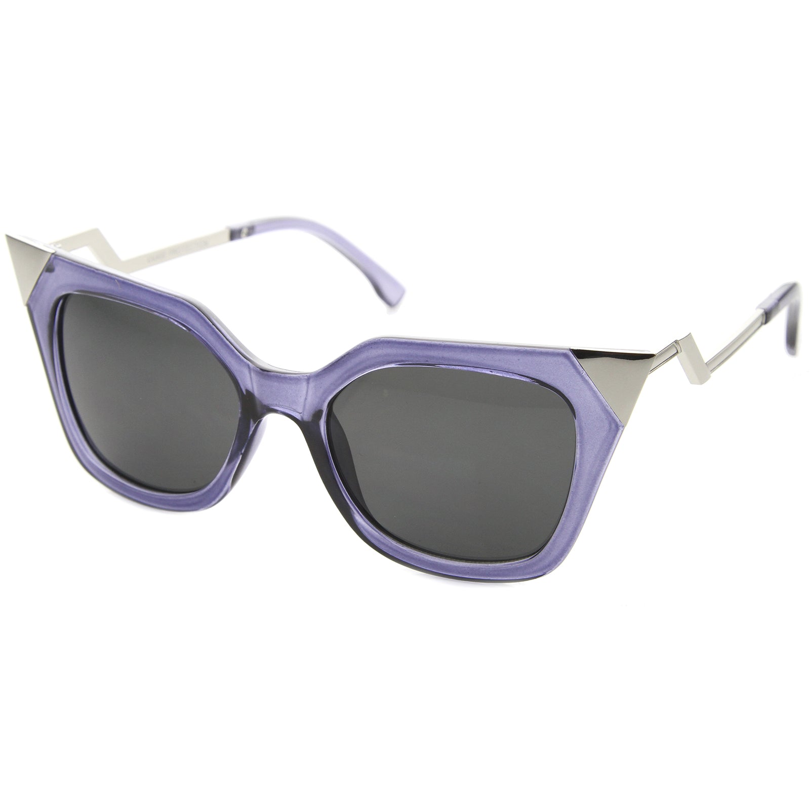 Clear Blue-Silver / Smoke