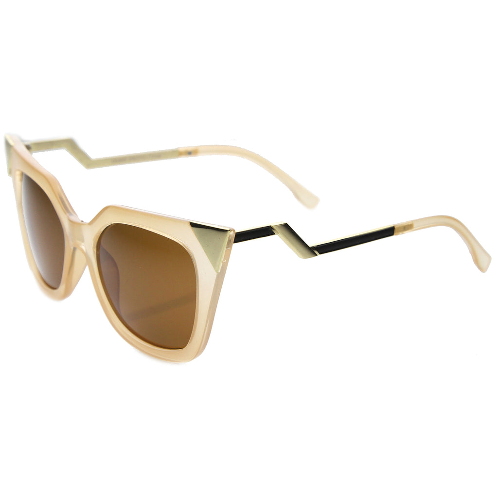 Clear Creme-Gold / Brown