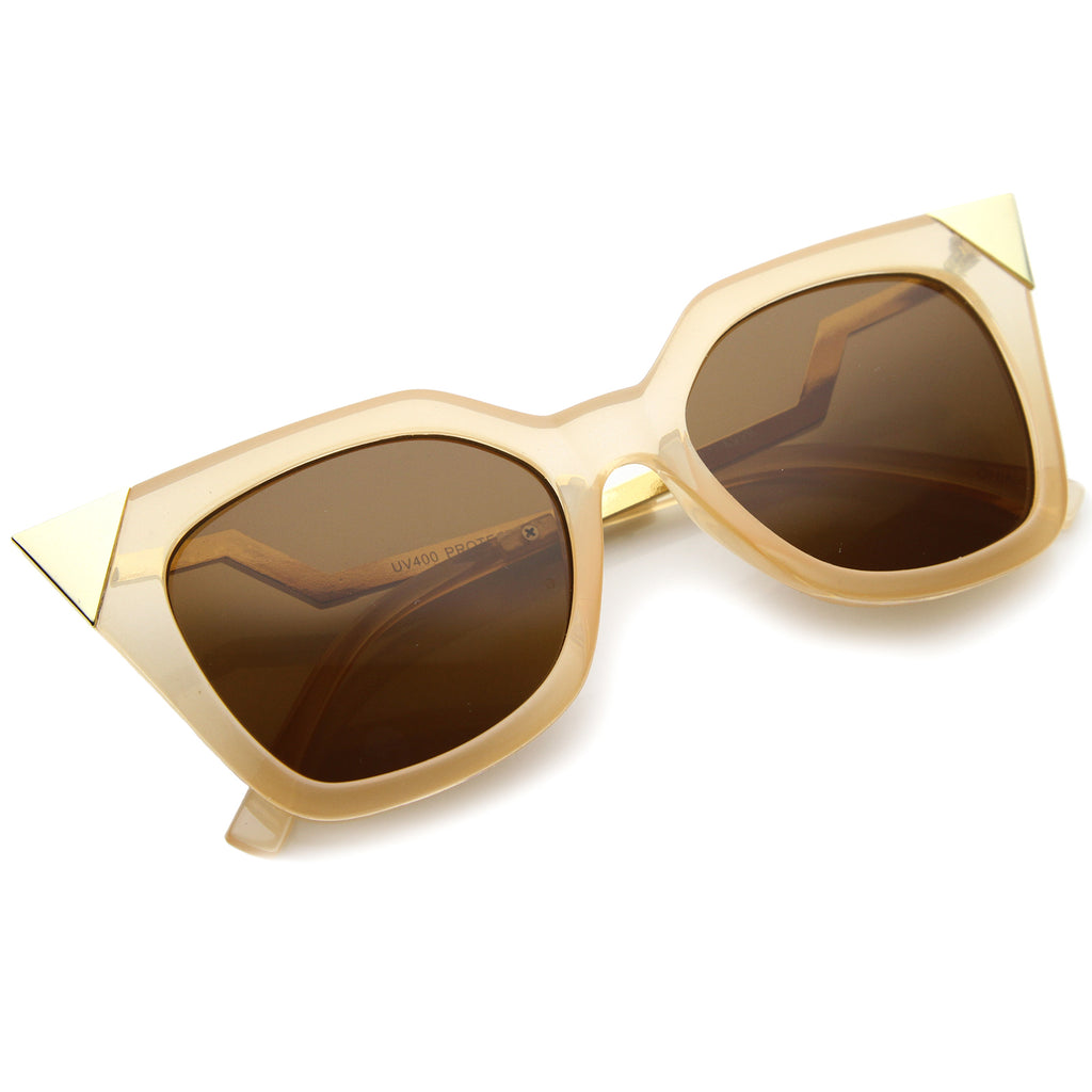 Clear Creme-Gold / Brown