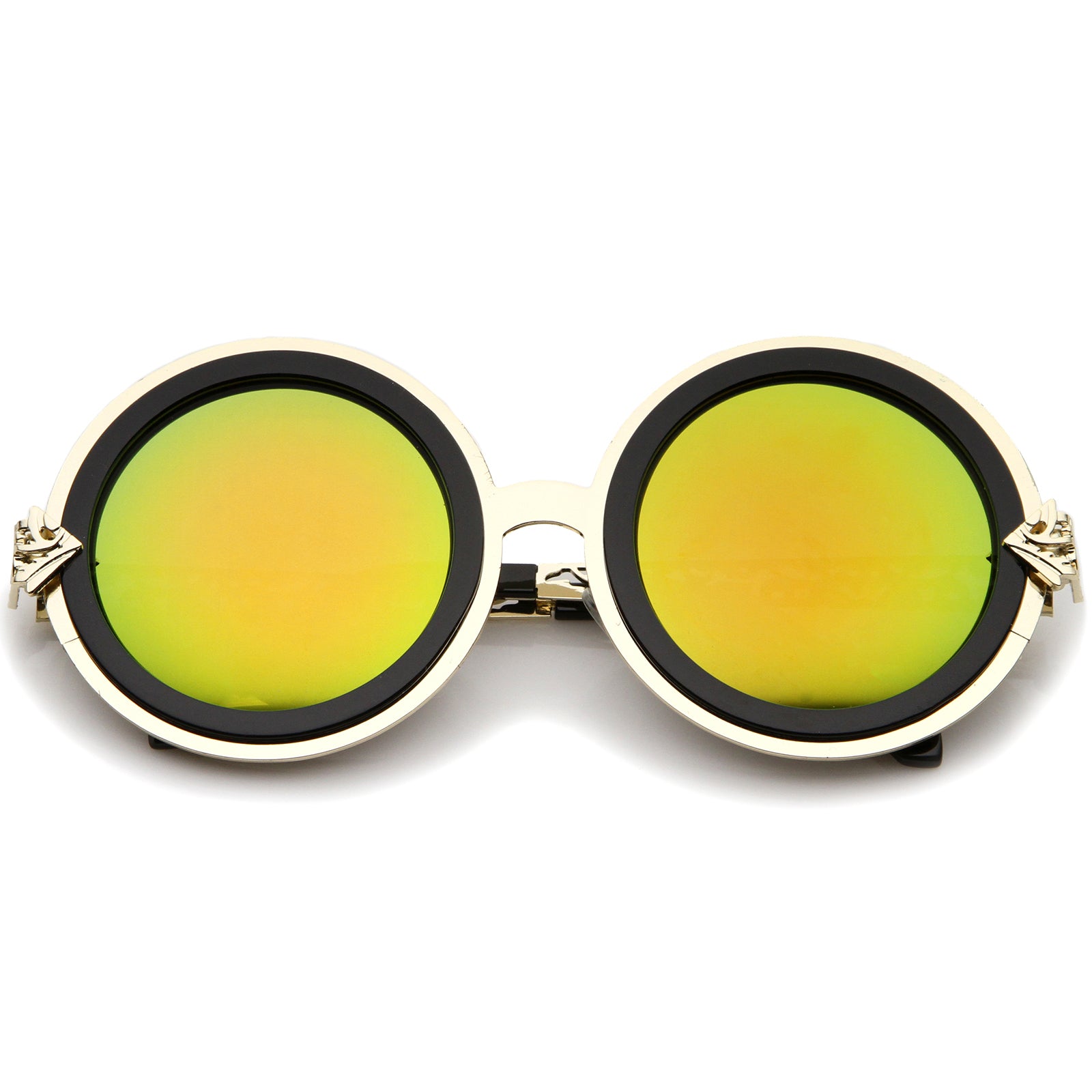 Gold-Black / Orange Mirror