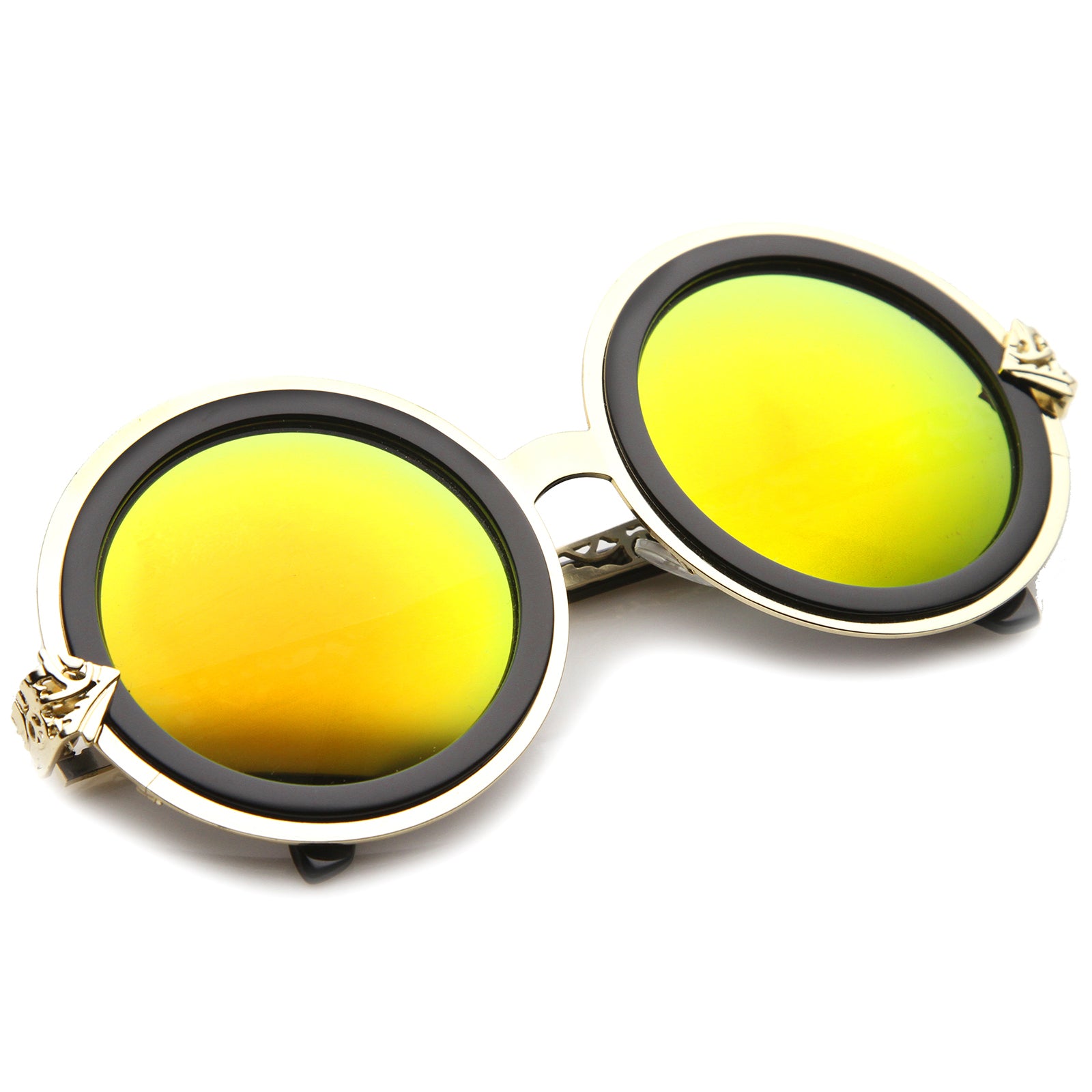 Gold-Black / Orange Mirror