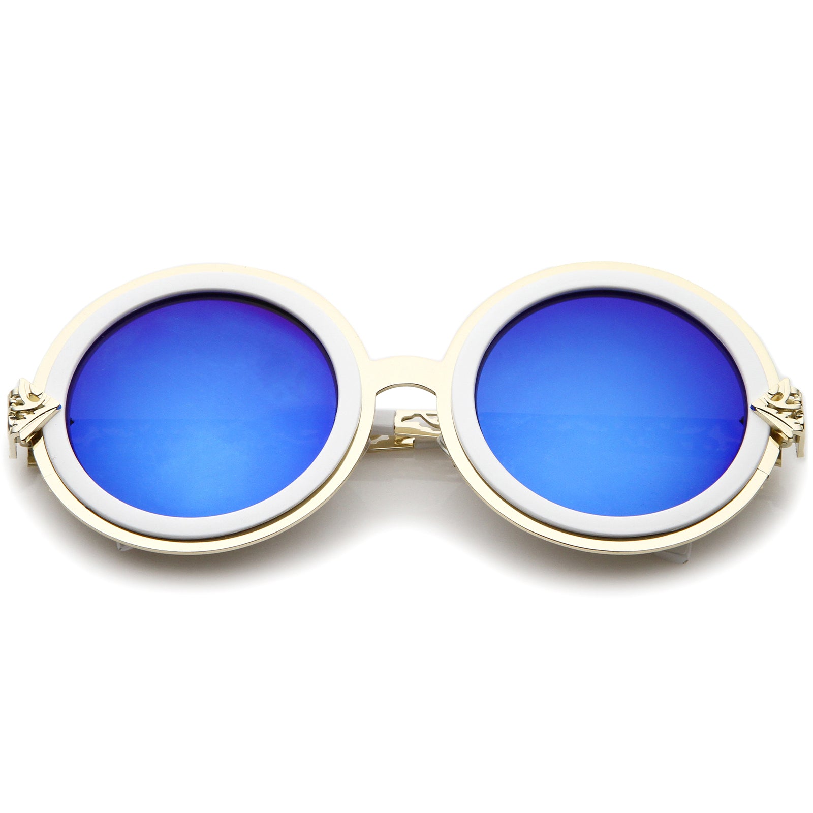 Gold-White / Blue Mirror