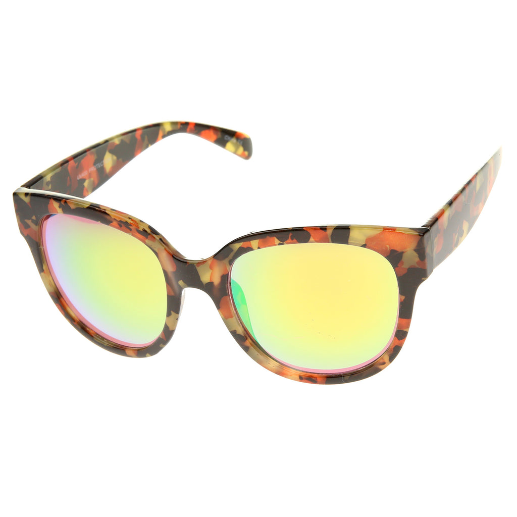 Orange-Block-Tortoise / Pink Mirror