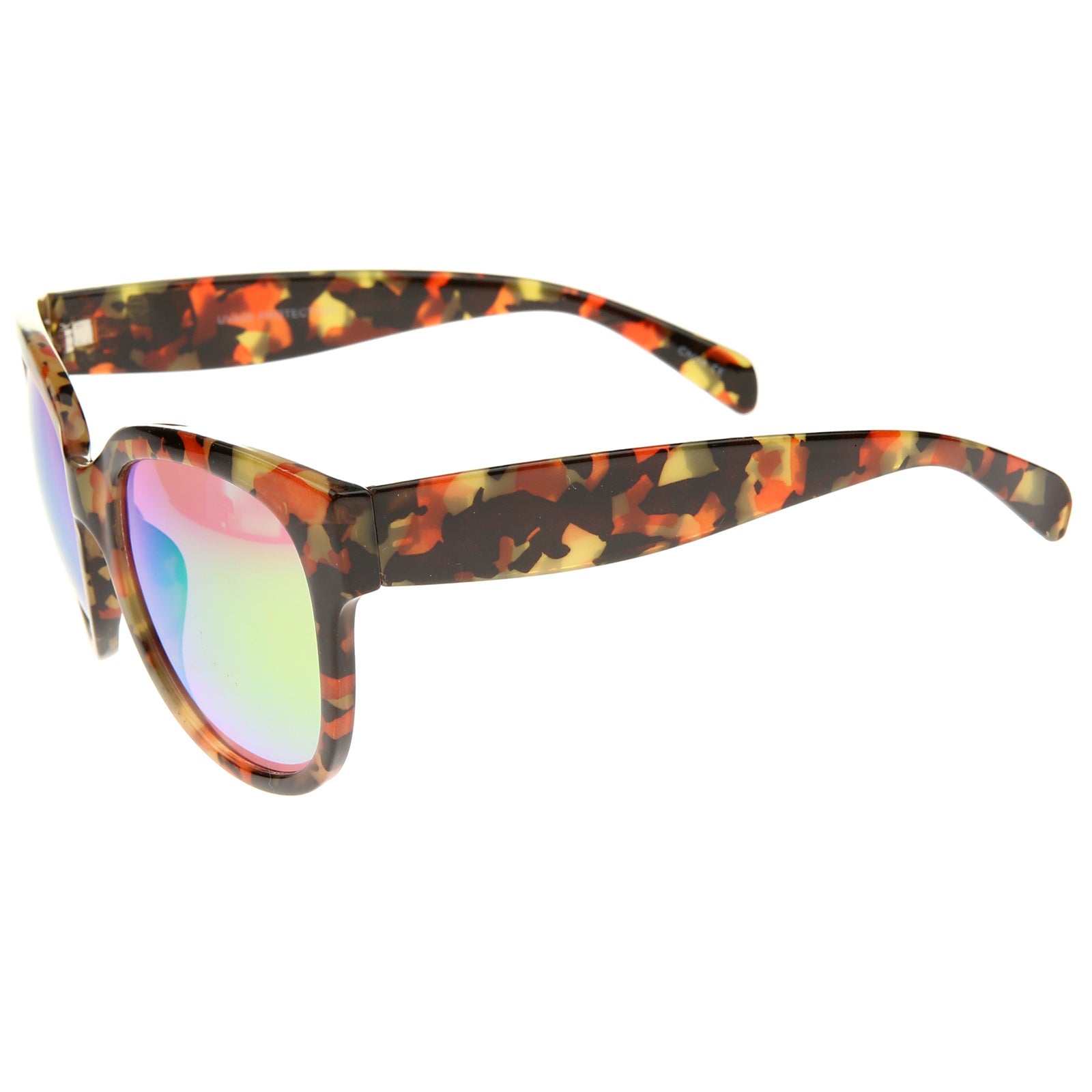 Orange-Block-Tortoise / Pink Mirror