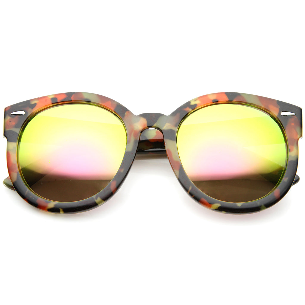 Orange-Block-Tortoise / Pink Yellow Mirror