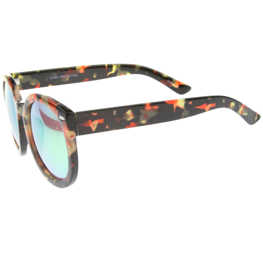 Orange-Block-Tortoise / Pink Yellow Mirror