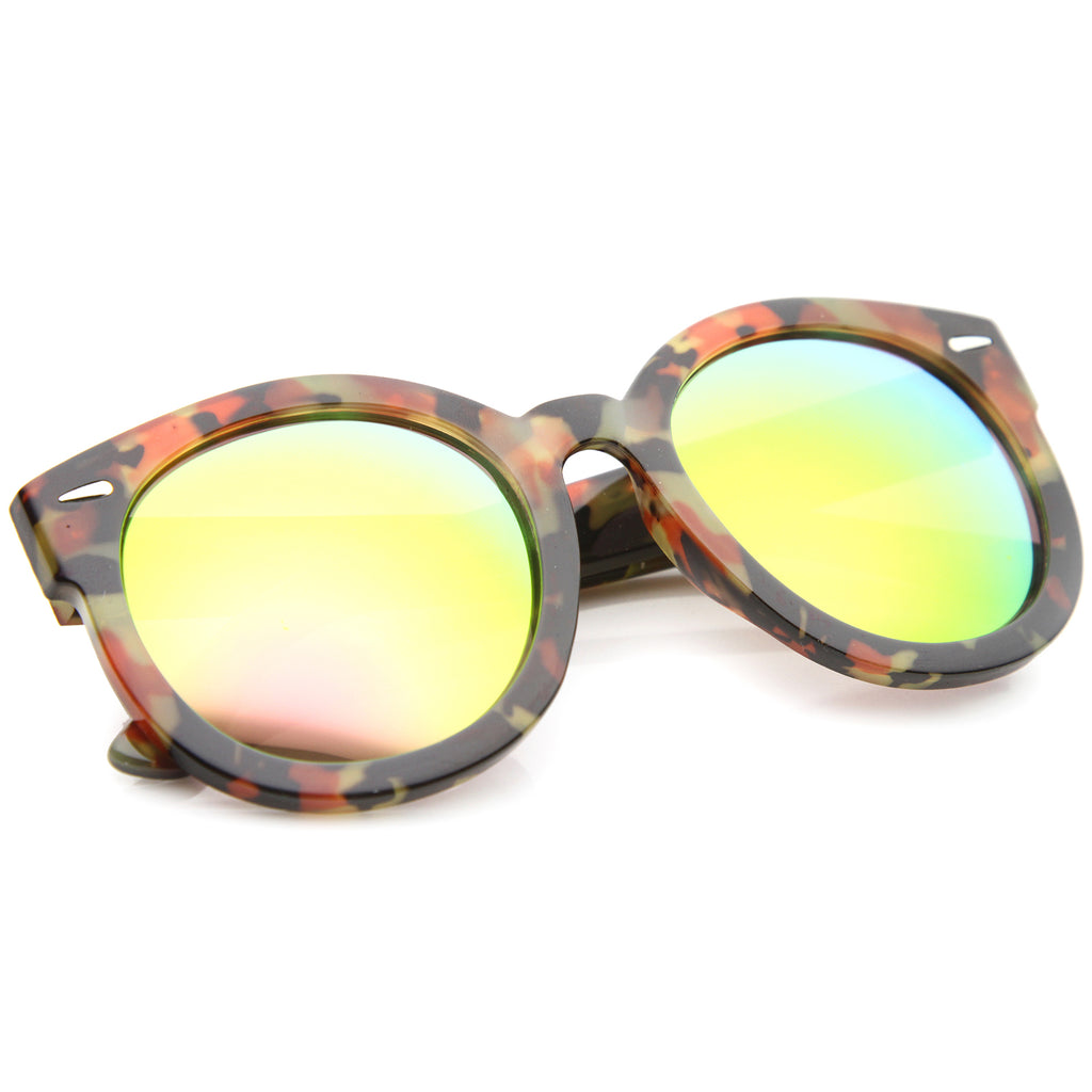 Orange-Block-Tortoise / Pink Yellow Mirror