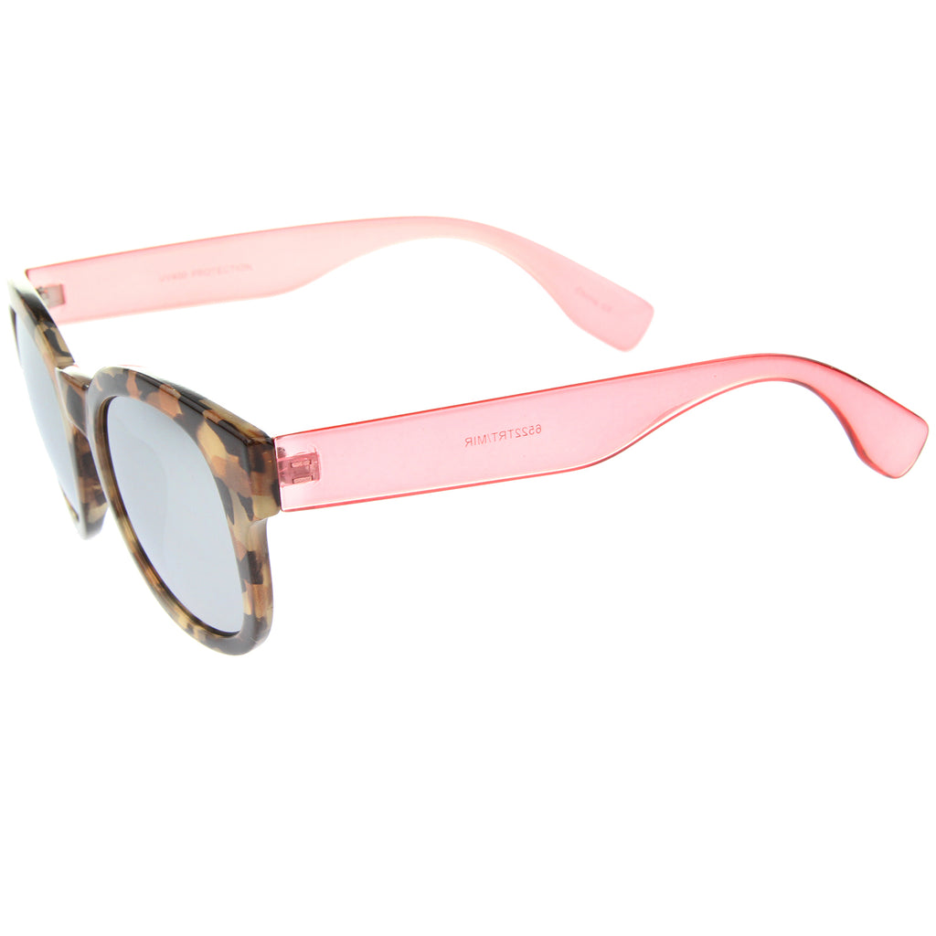 Block-Tortoise-Pink / Silver Mirror