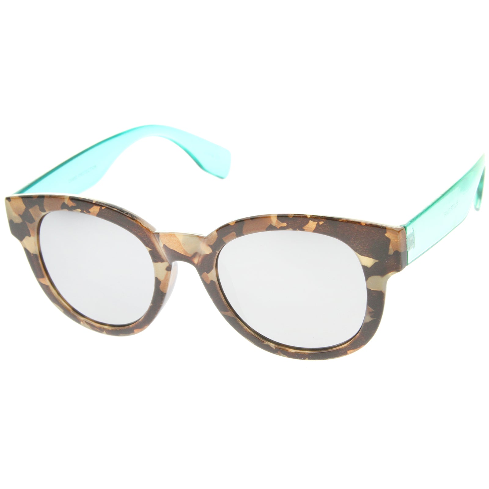Block-Tortoie-Green / Silver Mirror