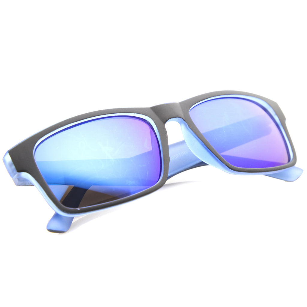 Black-Blue / Blue Mirror