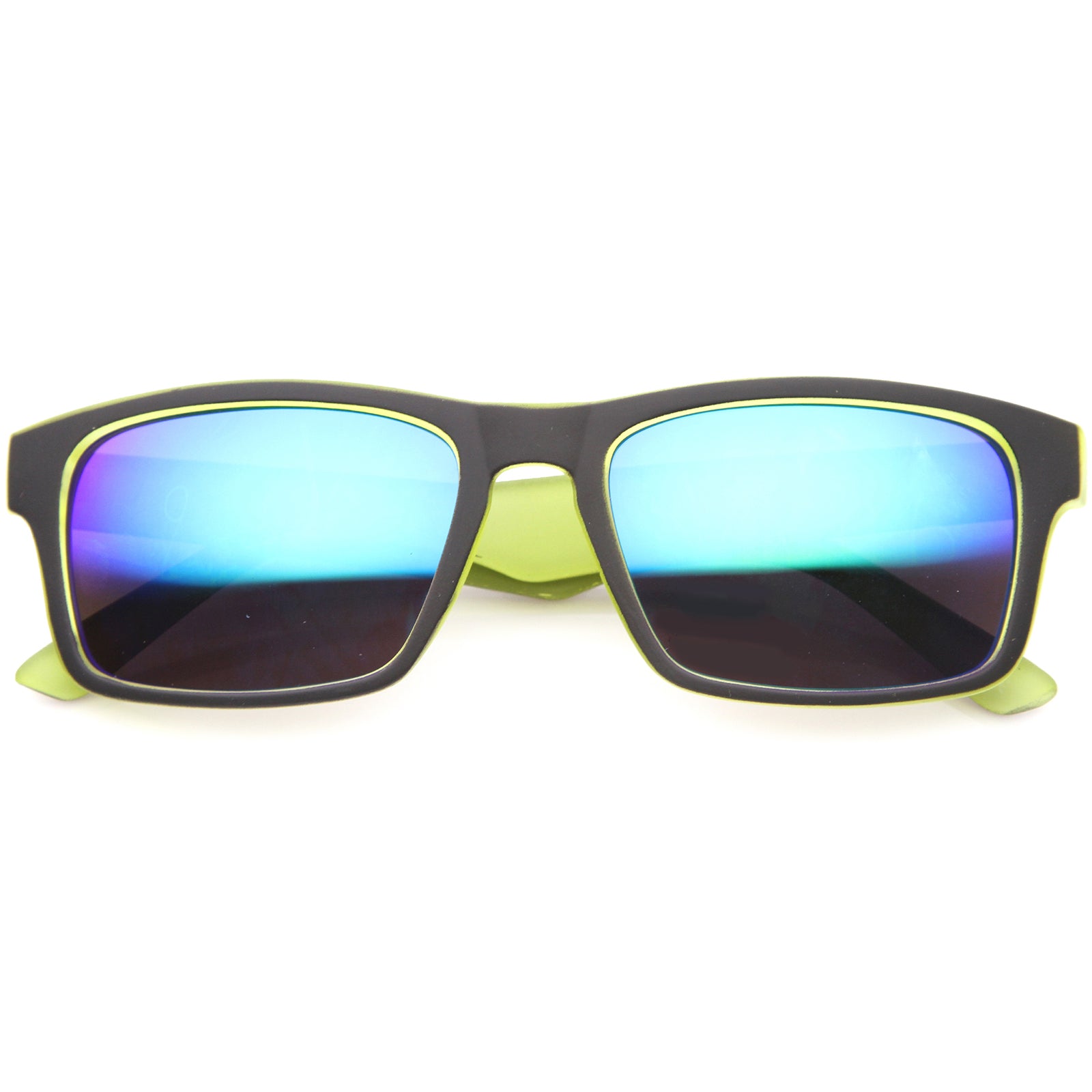 Black-Green / Green Blue Mirror