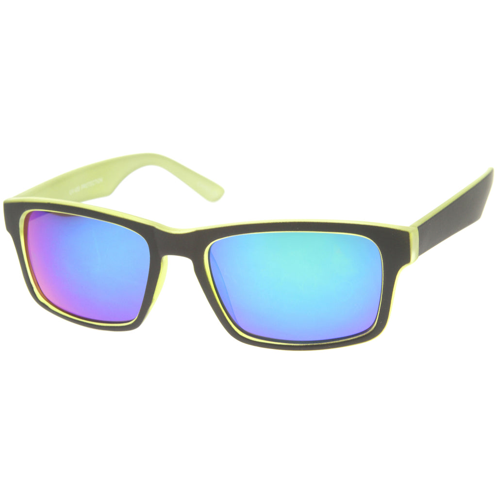 Black-Green / Green Blue Mirror