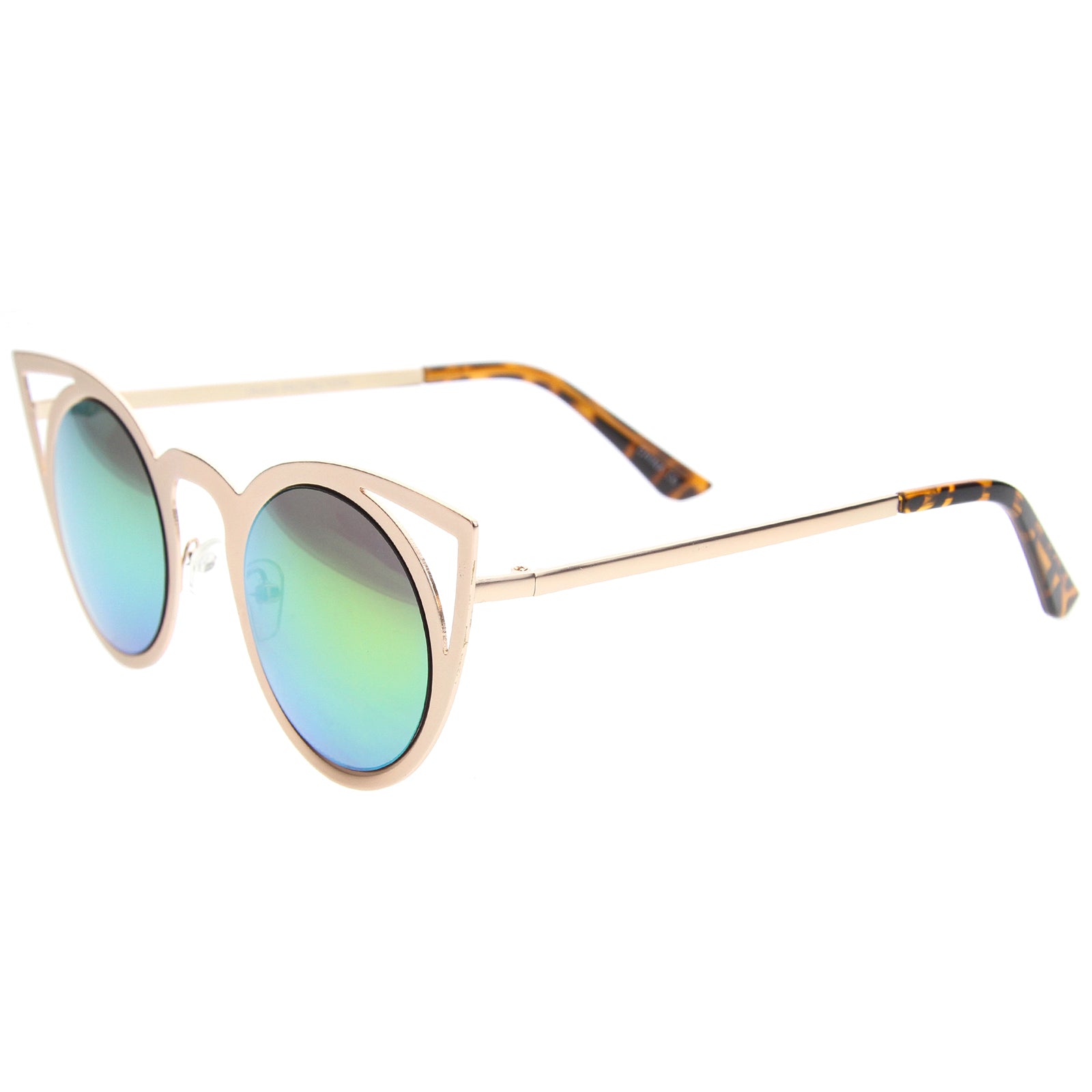 Gold / Pink Green Mirror