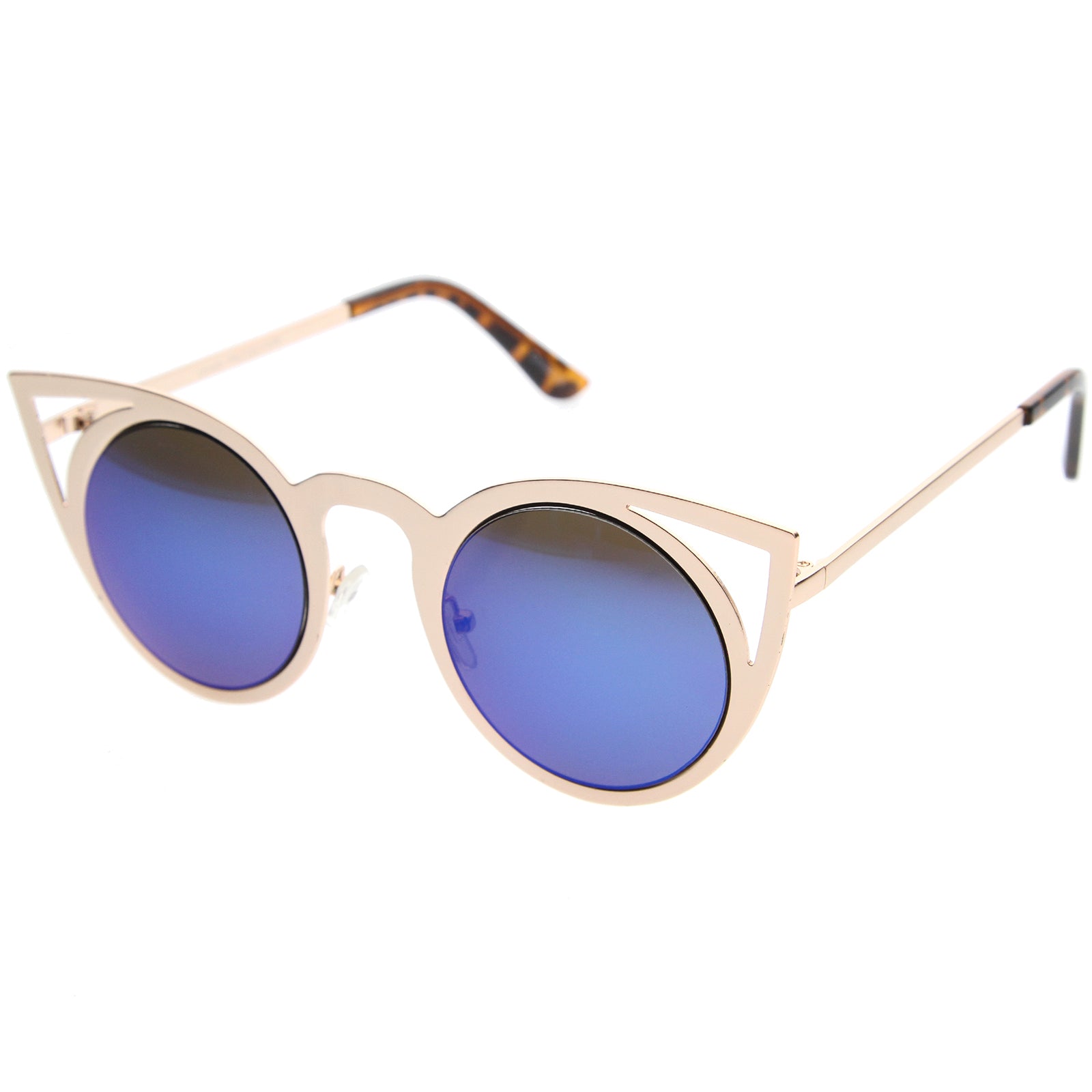 Gold / Blue Mirror