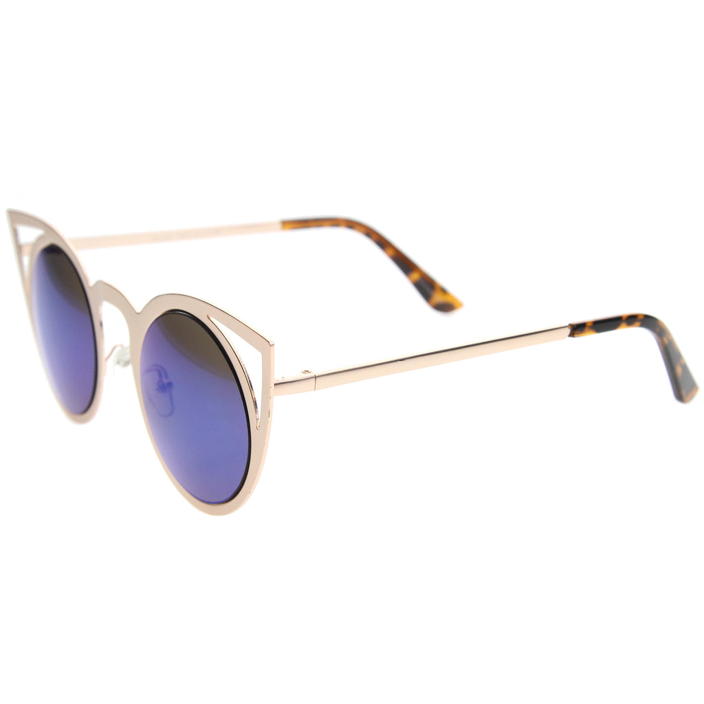 Gold / Blue Mirror