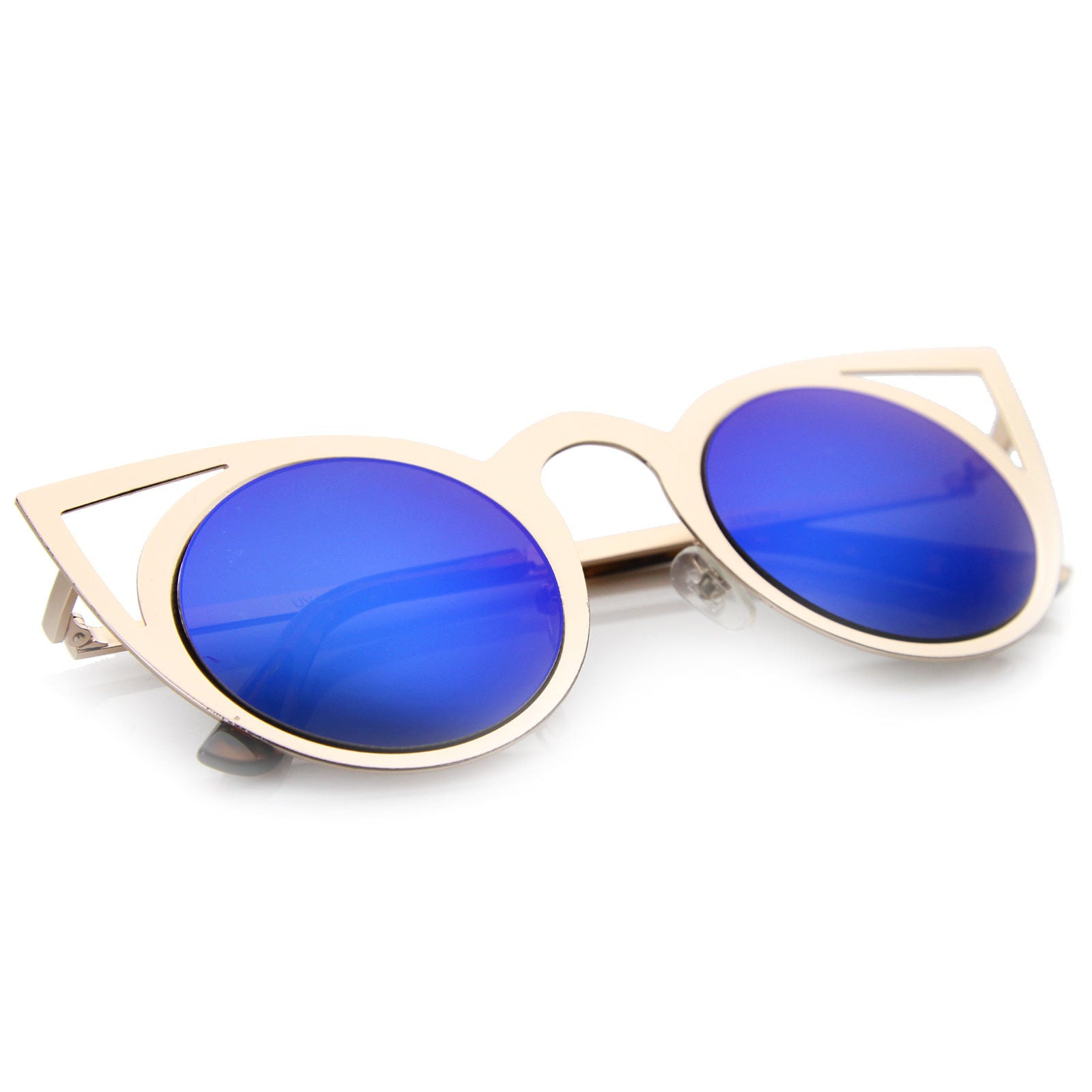 Gold / Blue Mirror