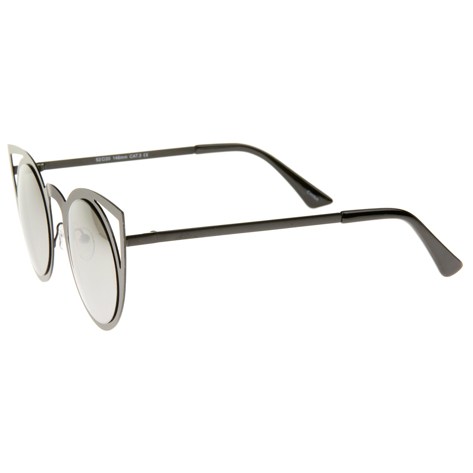 Black / Silver Mirror