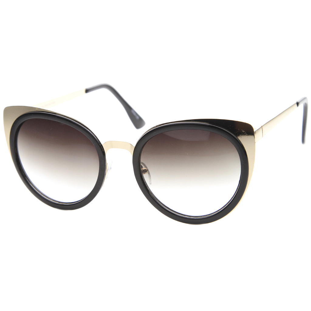 Shiny Black-Gold / Lavender