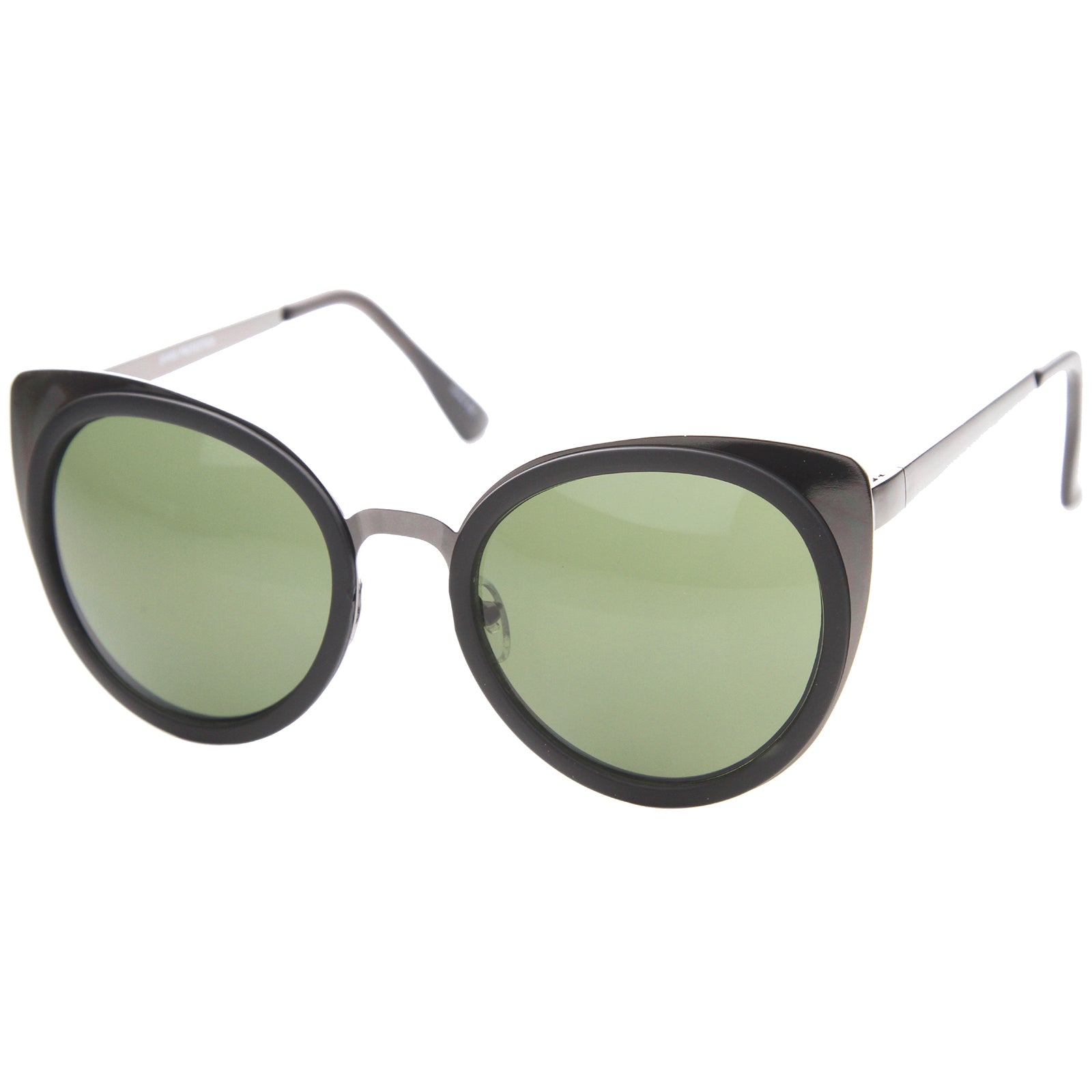 Matte Black-Gunmetal / Green