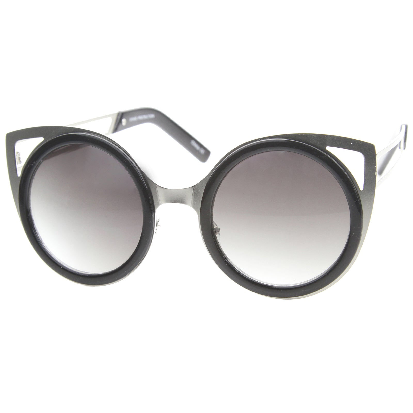 Shiny Black-Silver / Lavender