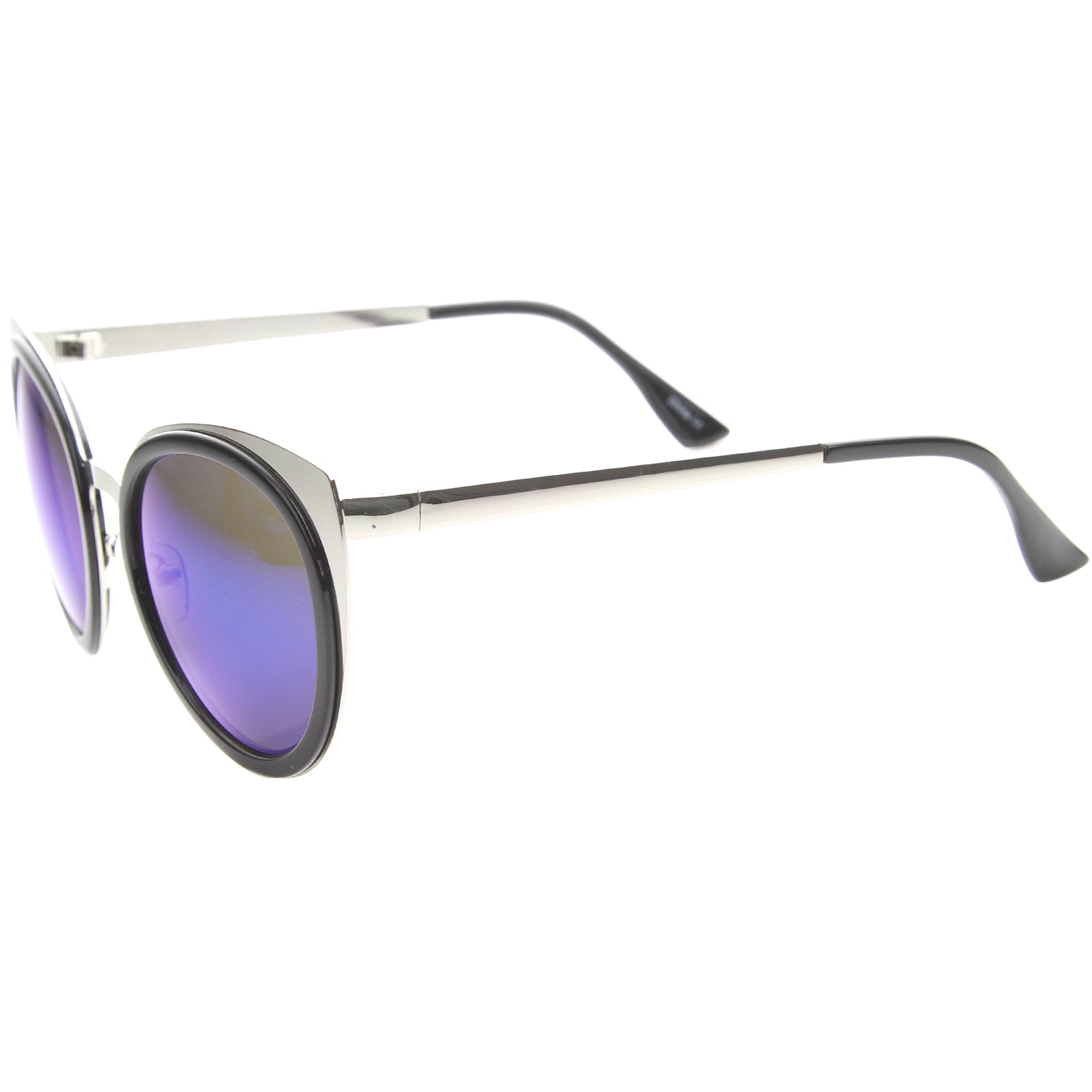 Black-Silver / Blue Mirror