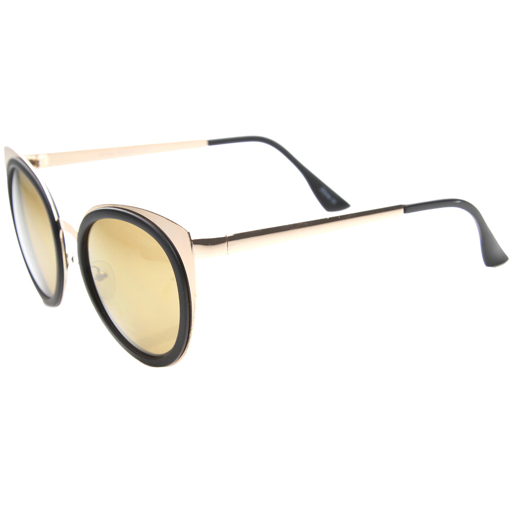Matte Black-Gold / Gold Mirror