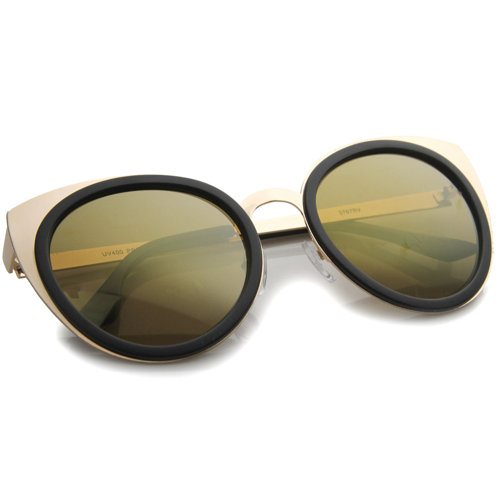 Matte Black-Gold / Gold Mirror
