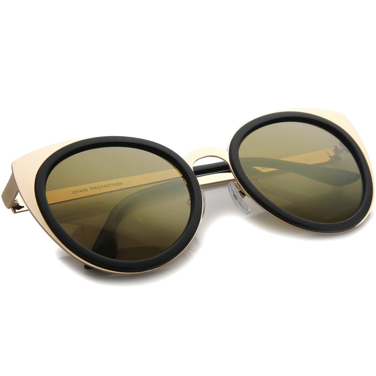 Matte Black-Gold / Gold Mirror