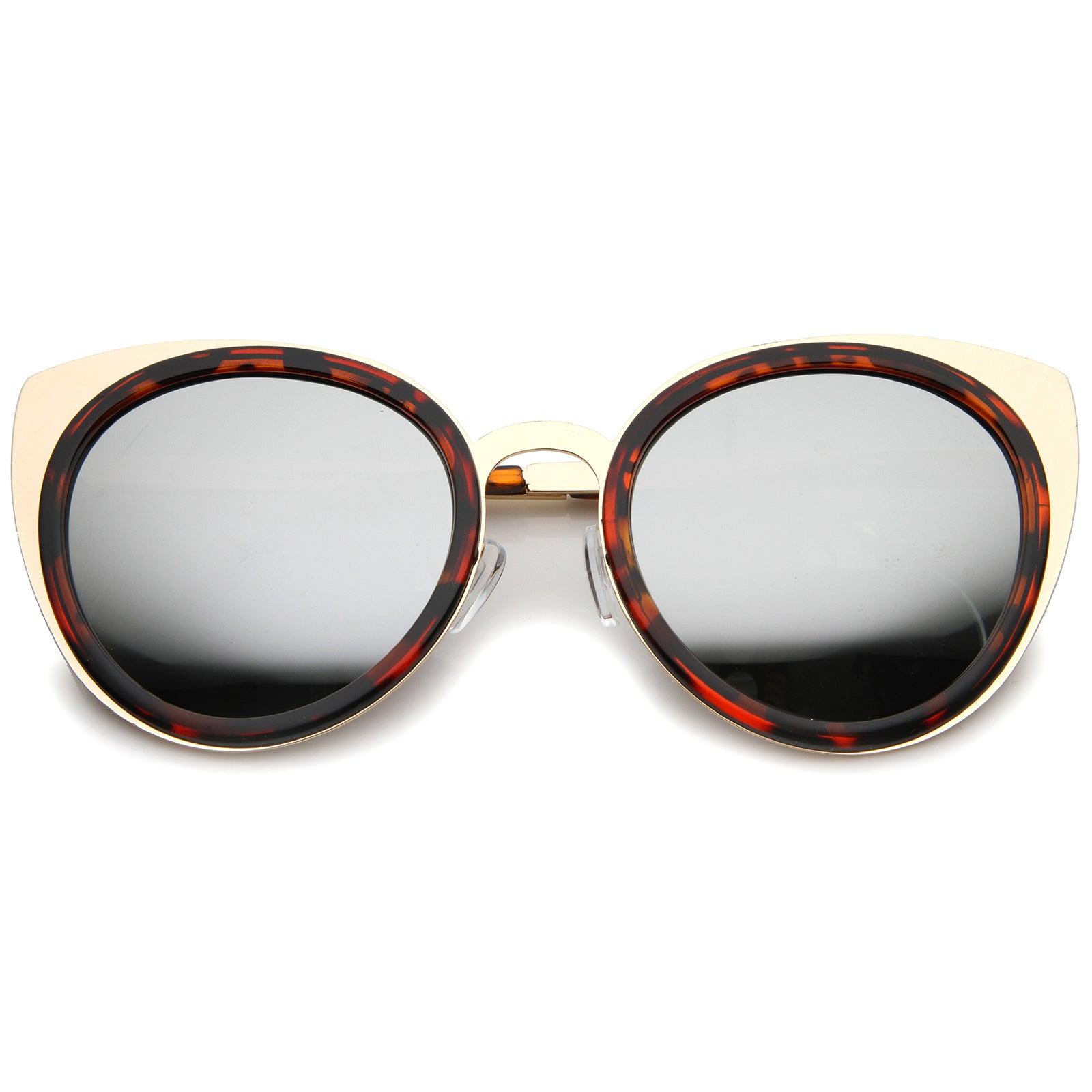 Tortoise-Gold / Silver Mirror
