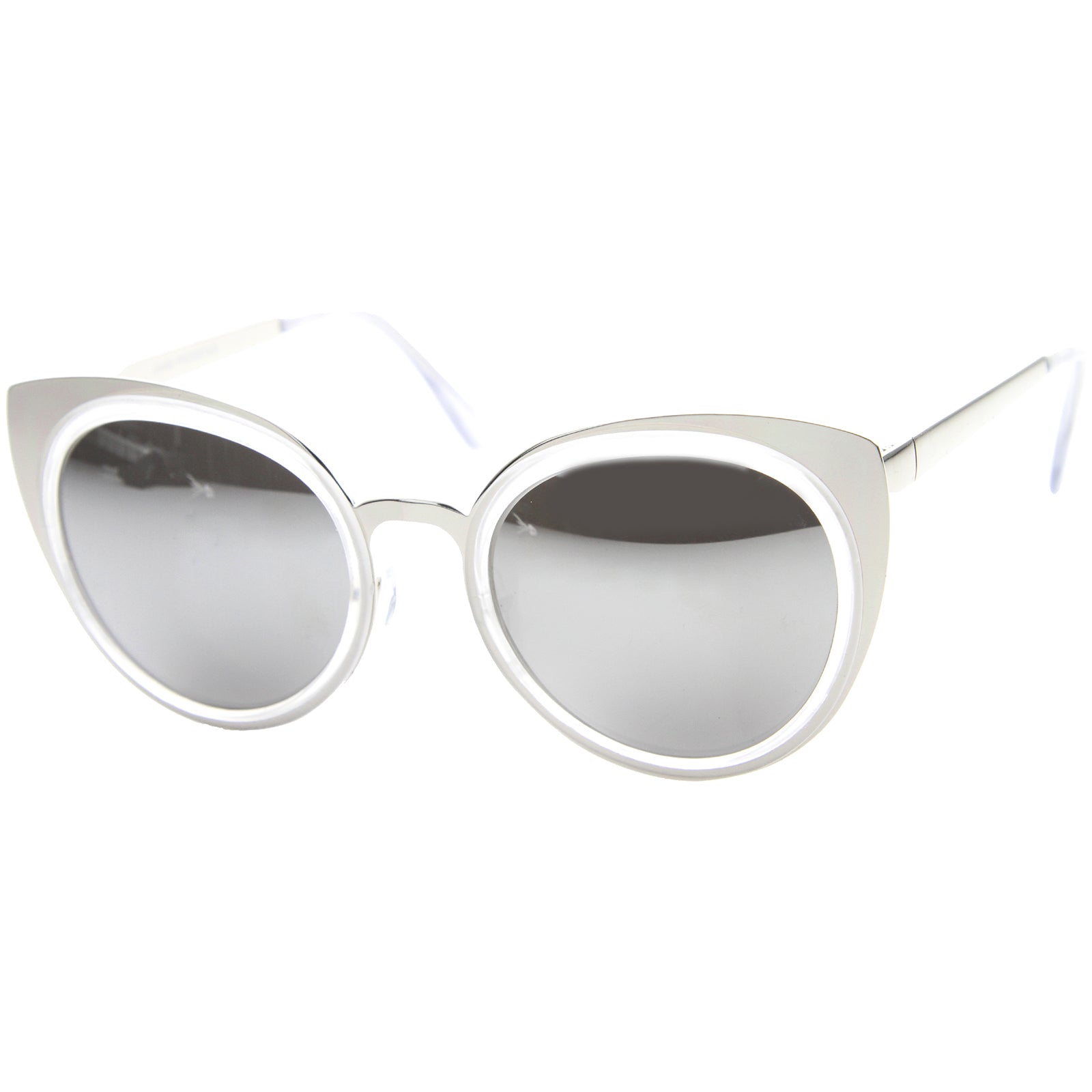 Matte Clear-Silver / Silver Mirror