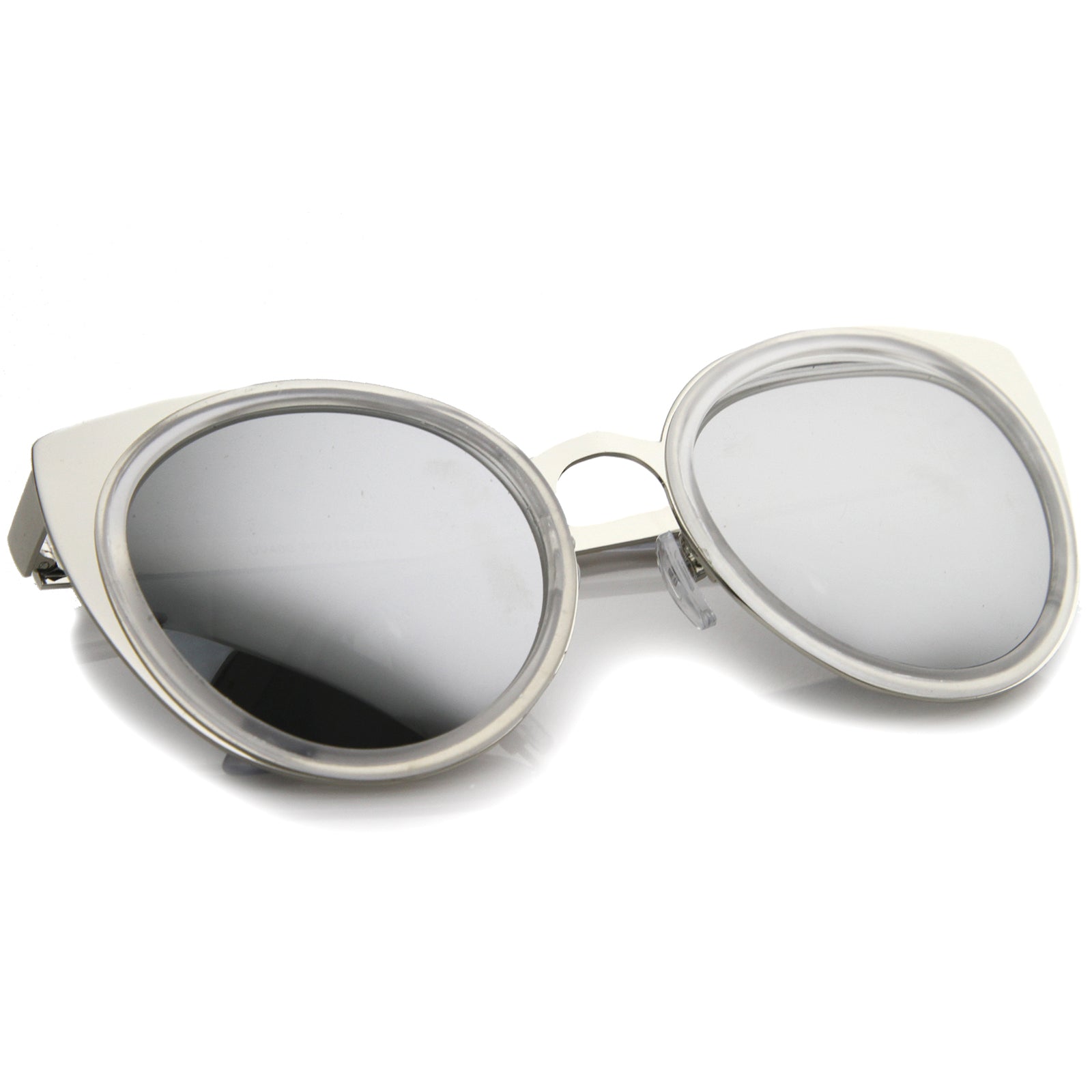 Matte Clear-Silver / Silver Mirror