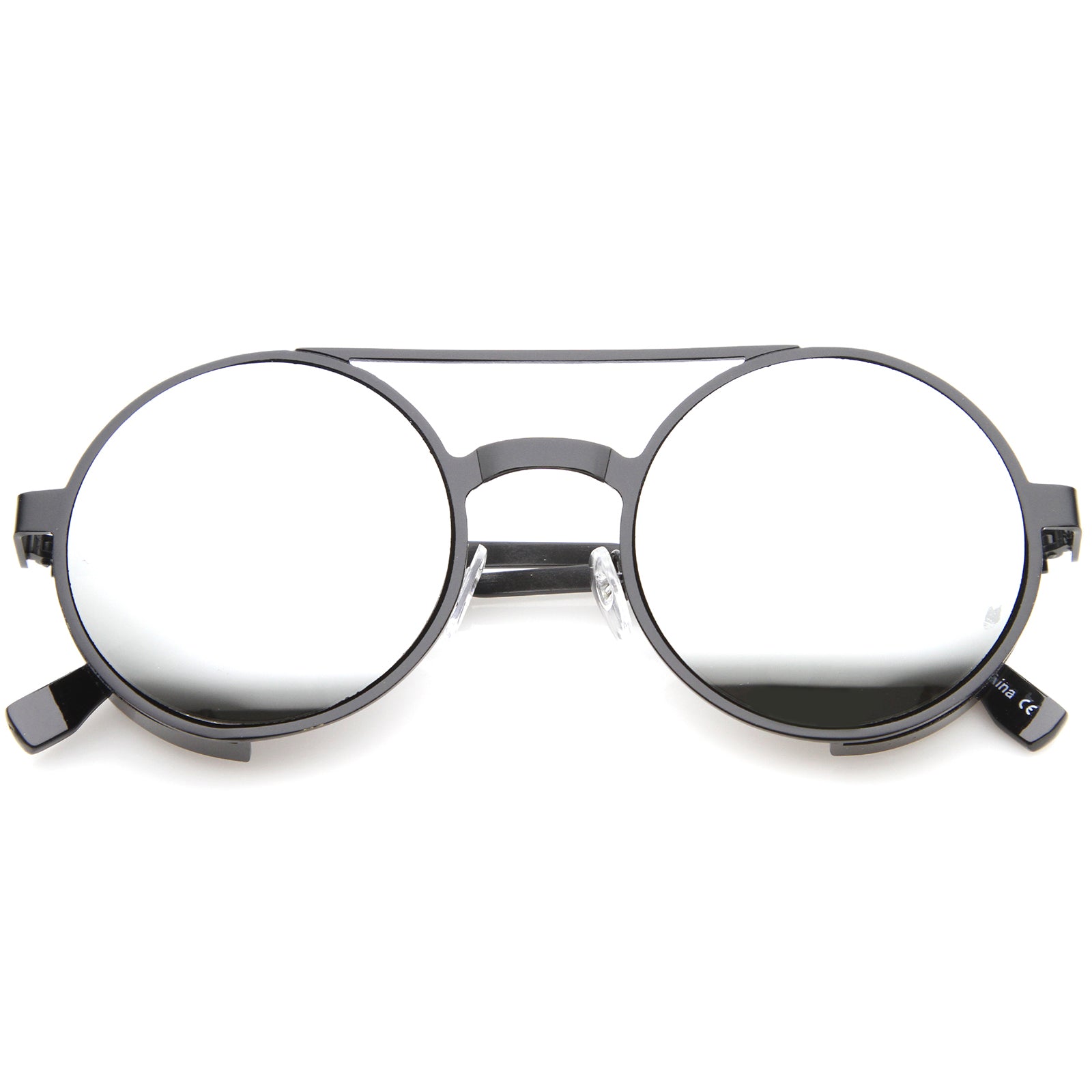 Black / Silver Mirror