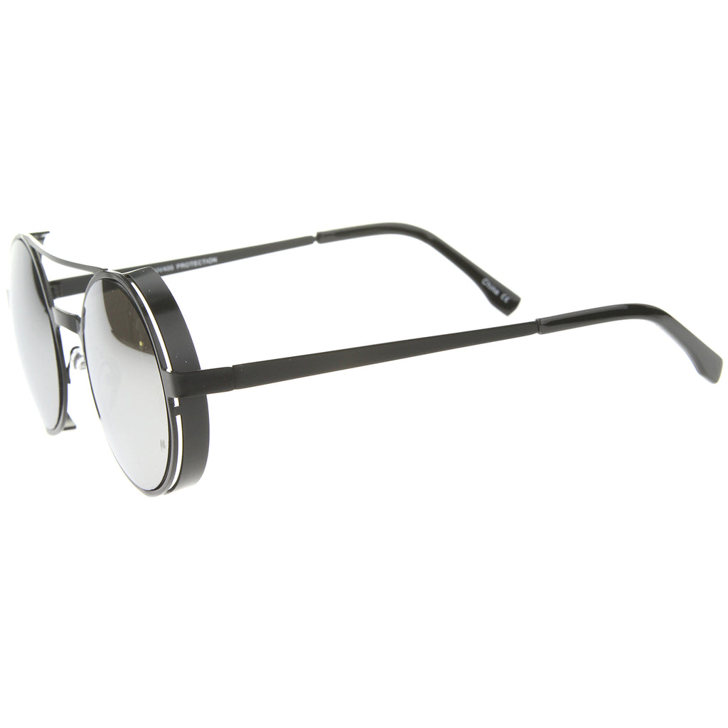 Black / Silver Mirror