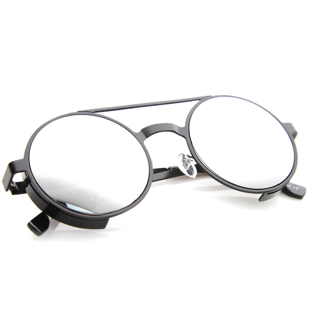 Black / Silver Mirror