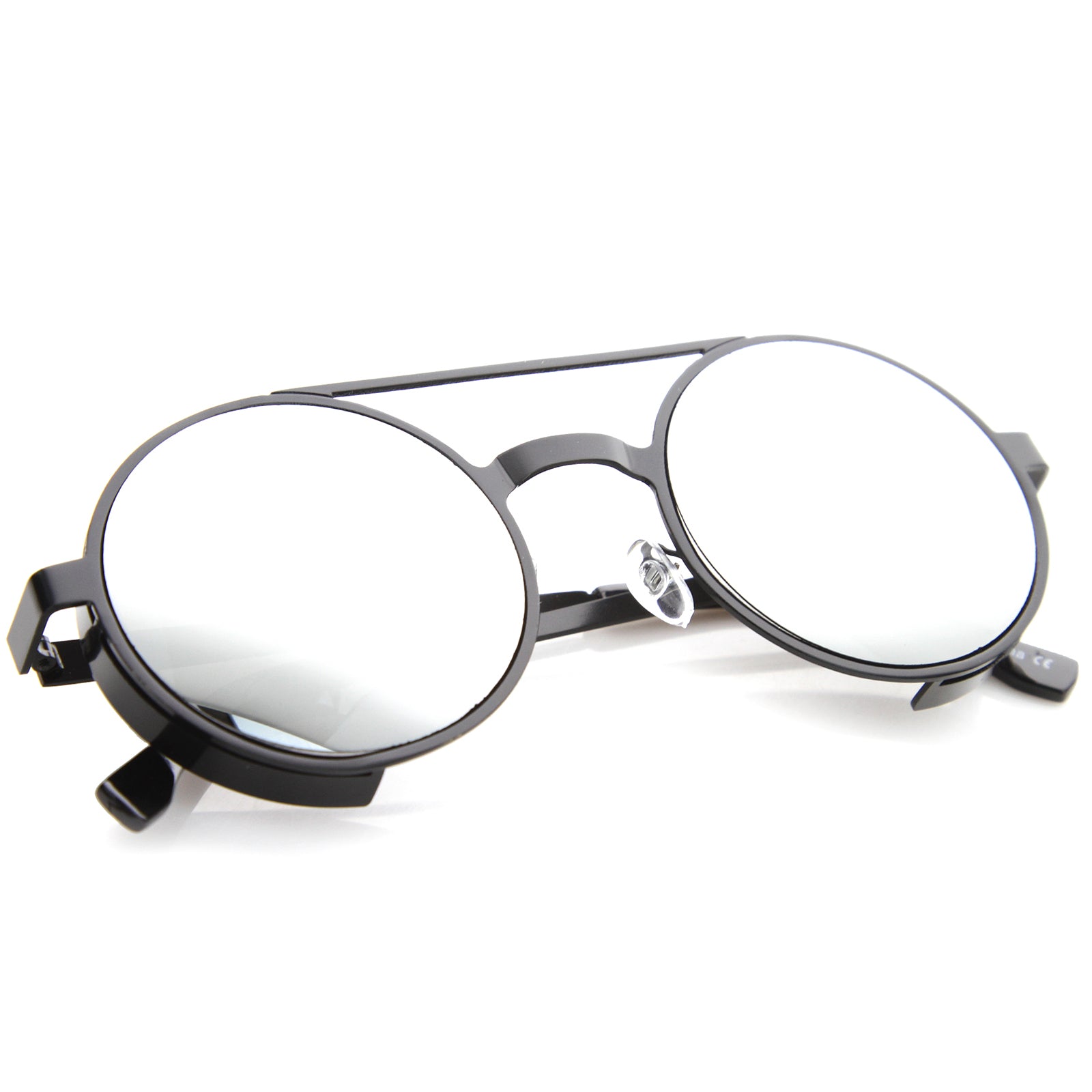 Black / Silver Mirror